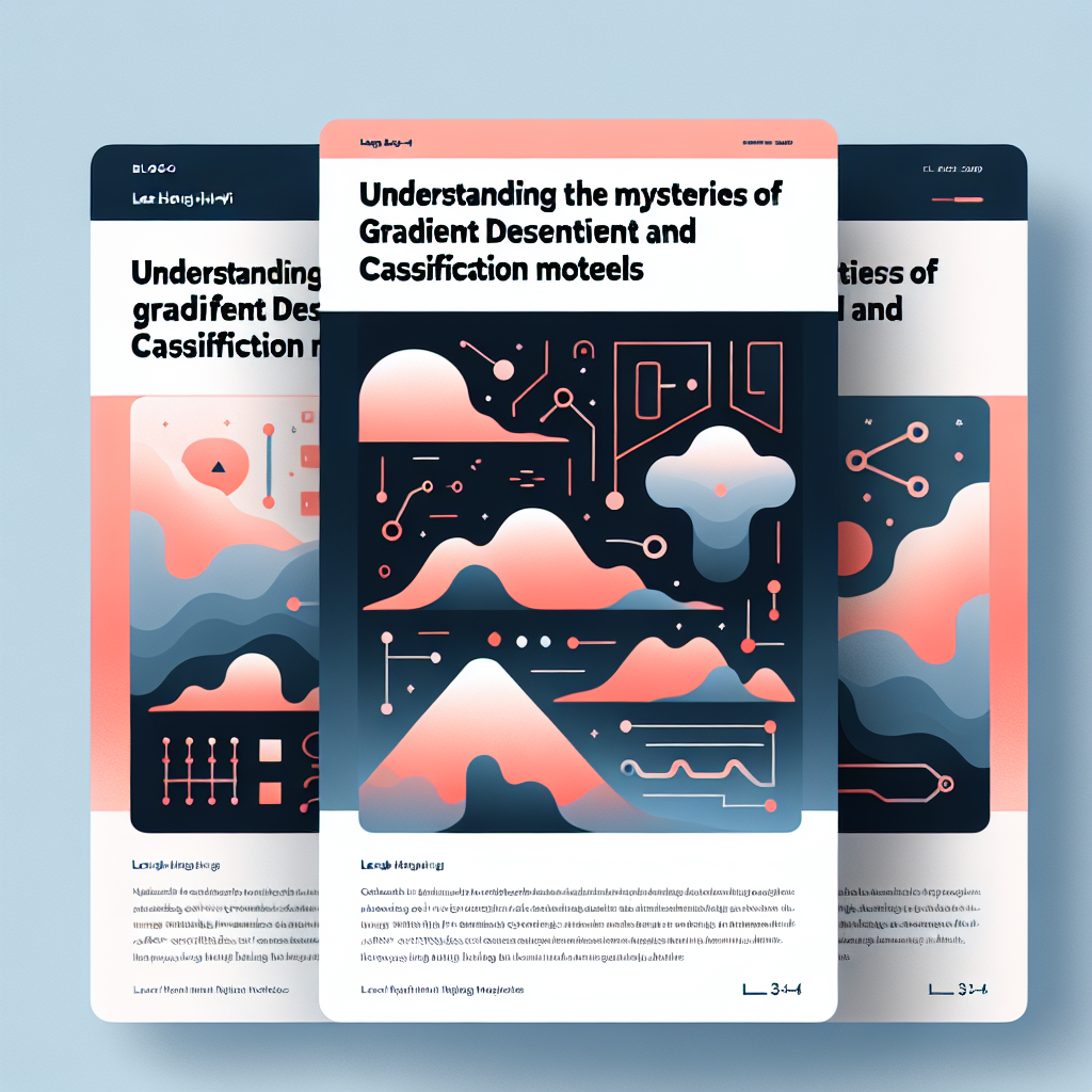 李宏毅機器學習筆記 | L3-4 | 深入淺出：了解梯度下降與分類模型的奧秘